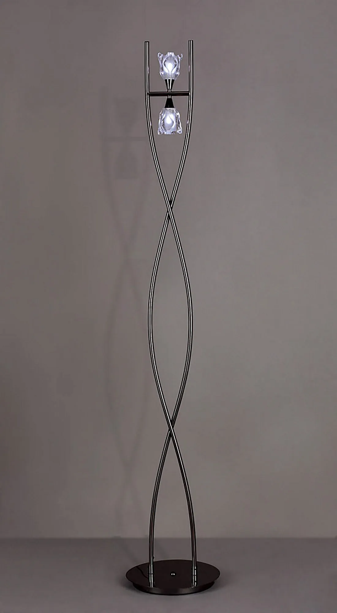 Amel Black Chrome Floor Lamps Mantra Multi Head Floor Lamps Amel Black Chrome Floor Lamps Mantra Multi Head Floor Lamps